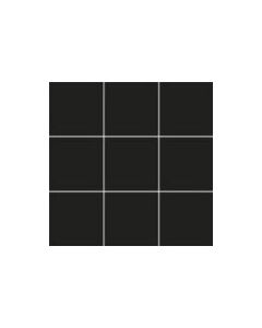 SANT AGOSTINO 20x20 PATCHWORK B&W BLACK MATT P3 tile