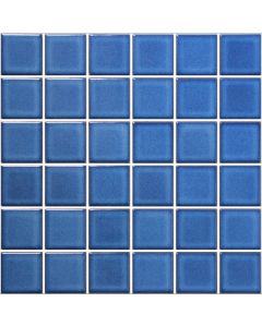4.8x4.8 POOL MOSAIC SORRENTO RANGE SMALT BLUE tile