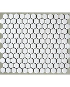 30.3x26.3 2.5x2.5 WHITE GLOSS HEXAGON tile