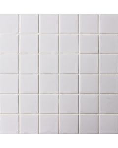 4.8x4.8 POOL MOSAIC SORRENTO RANGE WHITE ICE GLOSS tile