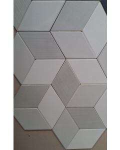 NCER 22.5x26 CONCRET COMBO COLISEO LIGHT MILK HEX tile