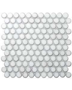 31.4x32.8x2.8 PENNY ROUND LARGE WHITE CLOUD GLOSS tile