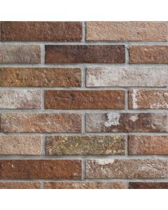 6x25 BRISTOL RED BRICK 9 INCLUDES 10MM GROUT JOINT tile