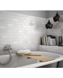 SABCO 7.5x30 SHERWOOD WHITE MATT tile